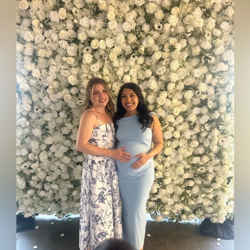 Blue baby shower/wedding guest dress - Picture 1 of 5
